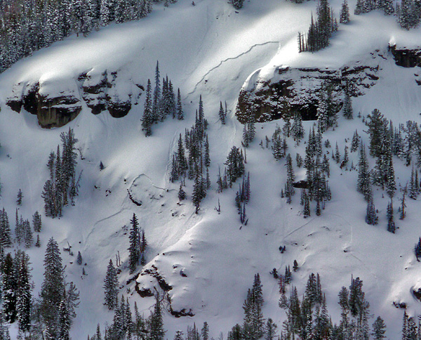 Natural Avalanche near Cooke City