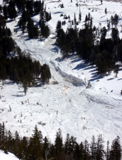 Argentina Avalanche Debris