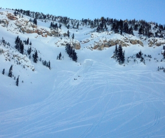 Tepee Basin Slide - 12/28/13 